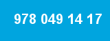 978 049 14 17 978 049 14 17